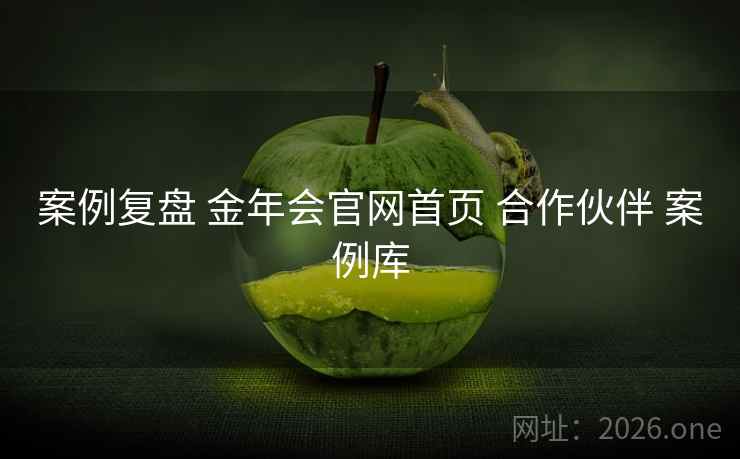 案例复盘 金年会官网首页 合作伙伴 案例库