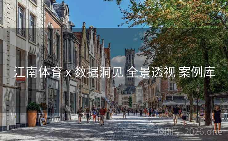 江南体育 x 数据洞见 全景透视 案例库