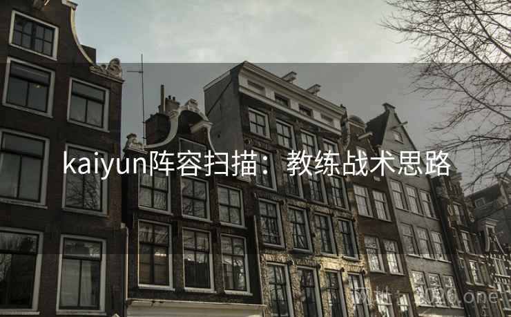 kaiyun阵容扫描：教练战术思路