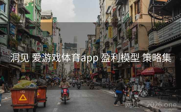 洞见 爱游戏体育app 盈利模型 策略集