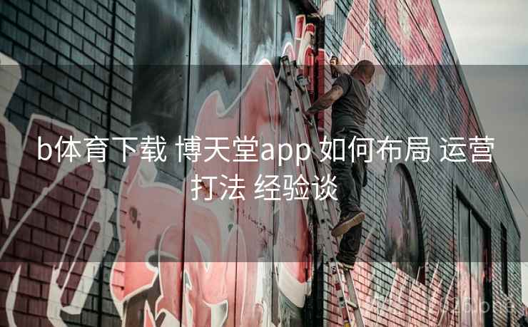 b体育下载 博天堂app 如何布局 运营打法 经验谈